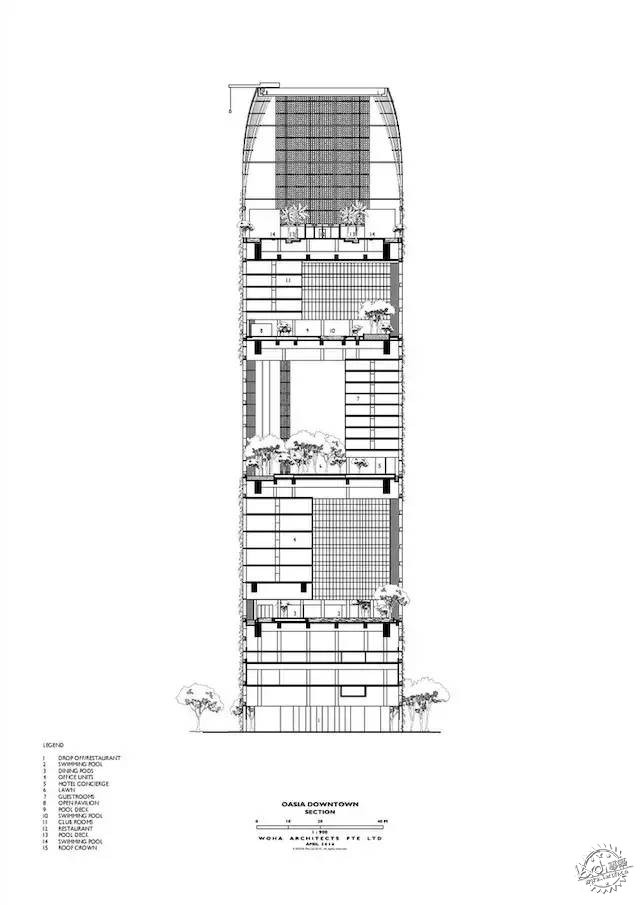 新加坡的生態(tài)建筑專業(yè)戶，又建了一個(gè)長滿綠植的酒店第9張圖片