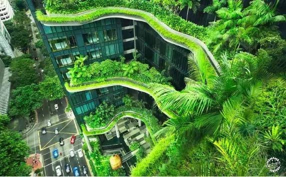 新加坡的生態(tài)建筑專業(yè)戶，又建了一個(gè)長滿綠植的酒店第2張圖片