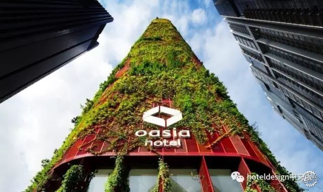 新加坡的生態(tài)建筑專業(yè)戶，又建了一個長滿綠植的酒店
